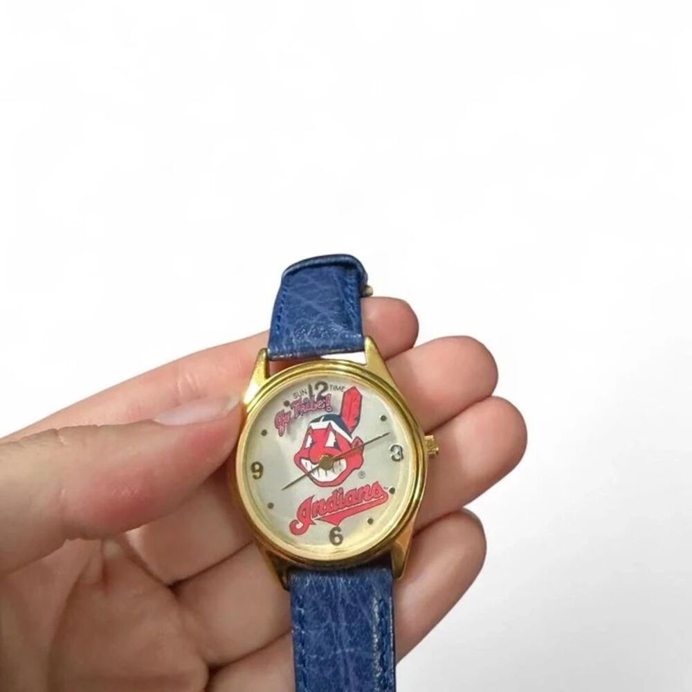 Vintage Cleveland Indians watch with red logo
